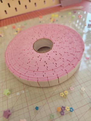 Cinta de Montaje Prepicada Colores  3mm 3,4mtrs
