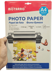Papel Fotografico 240grs brillante 20hojas PREMIUM 0