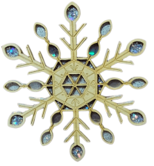 Adorno De Madera Copo De Nieve 9.5cm De Jolee's Boutique 3