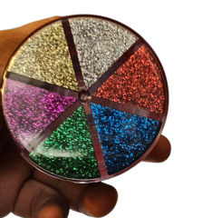 Purpurina Escarcha 6 Colores 50g Shaker 0