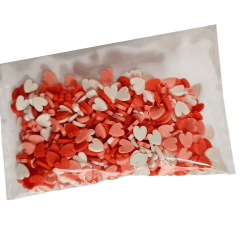 PURPURINA GRUESA CORAZONES 29GRS 2