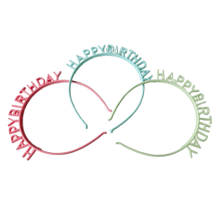 CINTILLO PASTELES HAPPY BIRTHDAY 3