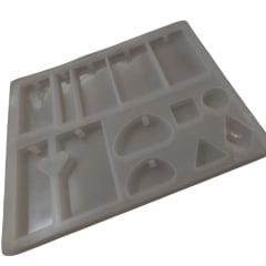 Molde de Silicona para Resina - 13 Diseños Surtidos para Llaveros 0