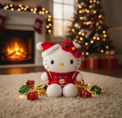 Peluche sanrio hello kitty edición especial navidad 22cm 2023 0