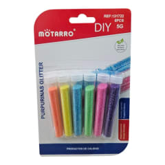 SET PURPURINAS 6 TUBOS DE 5GRS DISEÑOS Y COLORES VARIOS 0