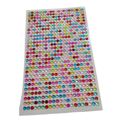 Sticker Acrilico Adhesivo Forma de Diamante Multicolor 4