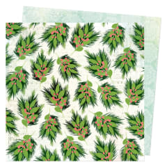 Vicki Boutin Evergreen & Holly Cartulina Doble Cara 30.5x30.5cm Boughs Of Holly 2