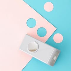 Perforadora Circular Papel 2.5 Cm Ek Tools Color Gris/blanco 3