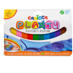 Plastilina Plasticina Plasty 150g 12 Uds Carioca Italia • Totalmente Libre De Gluten 1