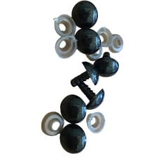 Set De Ojitos Atornillados De Seguridad Para Muñecos 7mm 40u 1