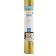 inilo Cricut Permanenre Tex Met Gold Brillante 30.5x122cm Dorado Con Textura 3