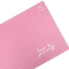 Base De Corte  Goma A3 45x30cm Rosa 3mm Grosor Craft 0