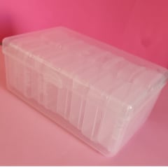 ENVASE PLASTICO 7x17x11CM con 16 Cajitas de 2x6x4cm 0