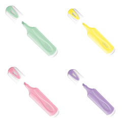 Destacador Pastel Color Aleatorio Fluo Peps Maped 4