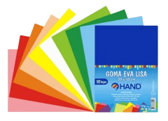 GOMA EVA LISA 10 COLORES 20X30CM 0