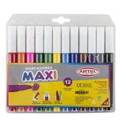 Estuche 12 Marcadores Maxi Artel 1