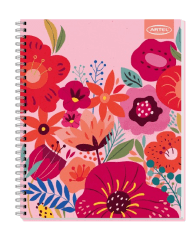 Cuaderno Universitario 100 Hojas 7mm Floral 2