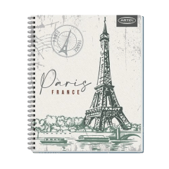 Cuaderno Universitario 100 Hojas 7mm Ciudades 1