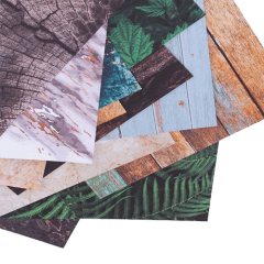 Block De Cartulinas Diseños Texturas naturales 30x30cm 24hojas 1