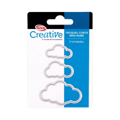 Troquel de corte mini nube 3Unds 3