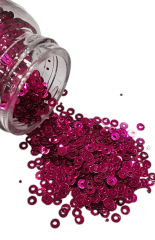 Mini Lentejuela Frasco Plastico 2