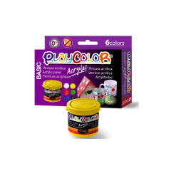 Pintura Acrilica 6und x 40ml colores básicos 1