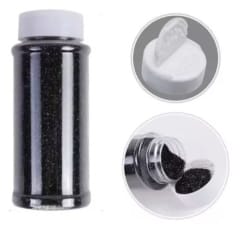 Purpurinas Escarcha Color Negro 100grs 3