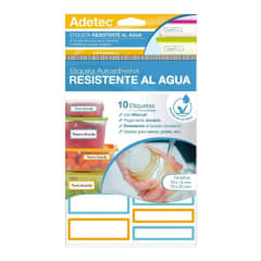 Etiquetas Plasticas Resistente Al Agua 10unds 2 Tamaños 1