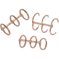 Anillos Metalicos encuadernación 3 Ganchos 4x2cm 0