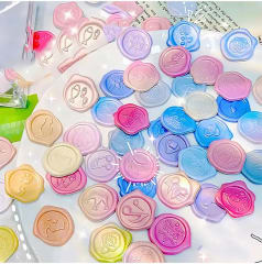 Sticker Adhesivo Diseño sello Lacre 3D de Plastico 0