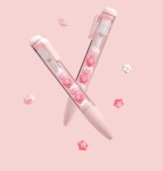 Bolígrafo De Tinta Gel Gel Gato Sakura Kawaii 1