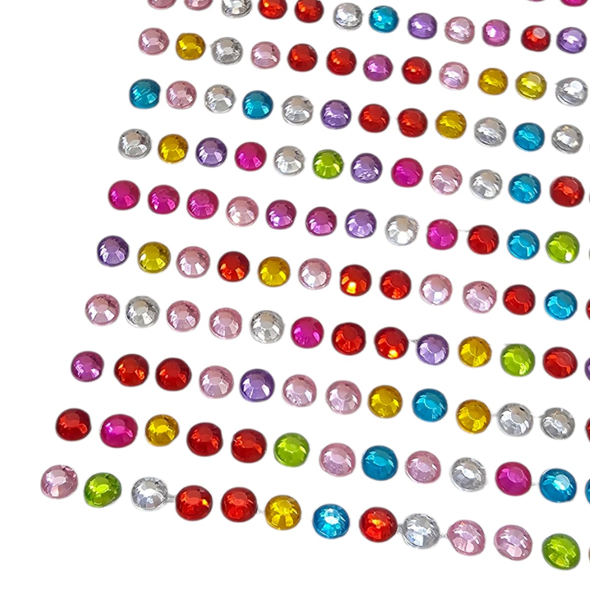 Sticker Acrilico Adhesivo Forma de Diamante Multicolor2
