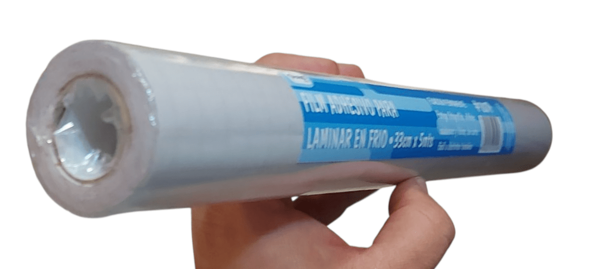 Rollo de 33cm x 5mt para laminar en frío.3