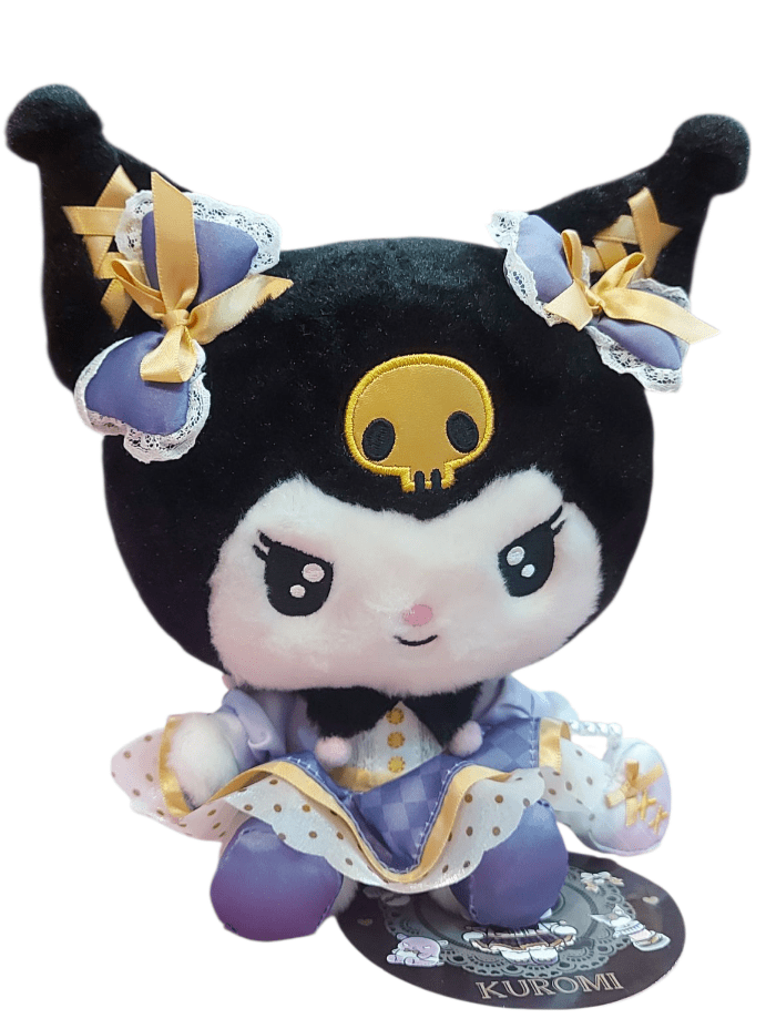 Peluche Kuromi De 24cm Serie Fancy Ribbons Sanrio Original2
