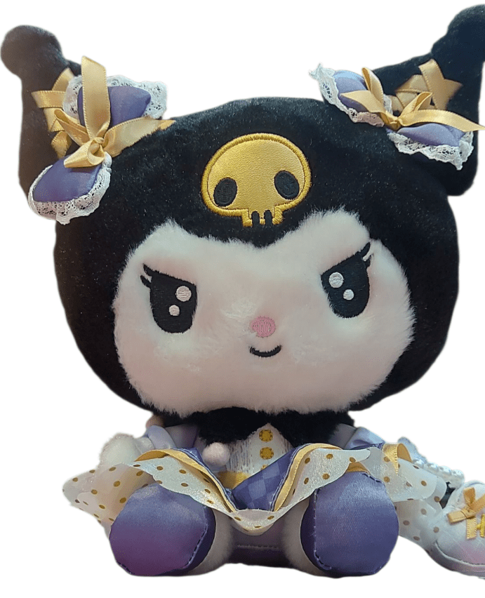 Peluche Kuromi De 24cm Serie Fancy Ribbons Sanrio Original11