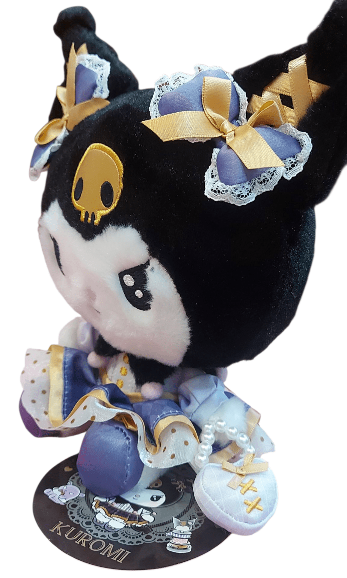 Peluche Kuromi De 24cm Serie Fancy Ribbons Sanrio Original12
