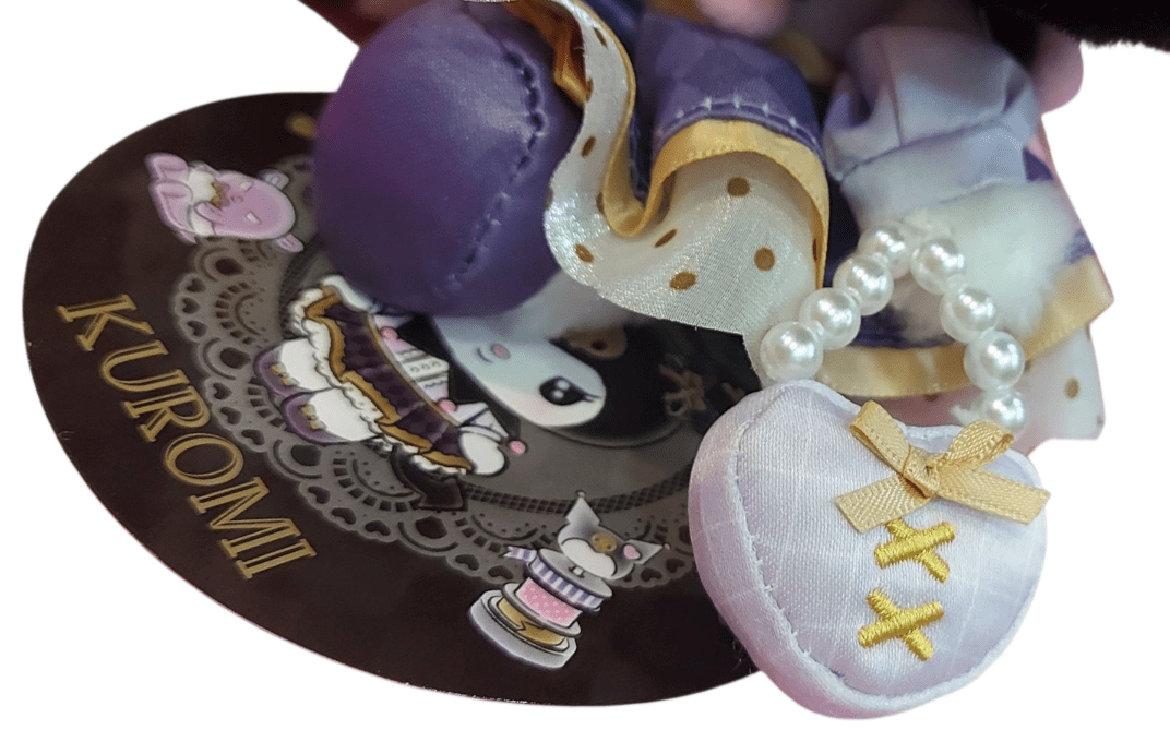 Peluche Kuromi De 24cm Serie Fancy Ribbons Sanrio Original6