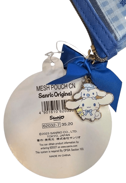 Bolso Con Cremallera Cinnamoroll (serie Gingham Paperboy)9