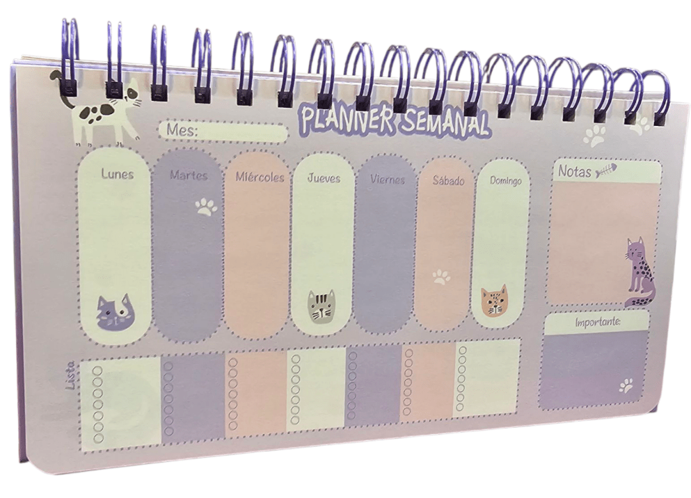 Planners Semanal Michis Diseños Varios  23.5x12cm2