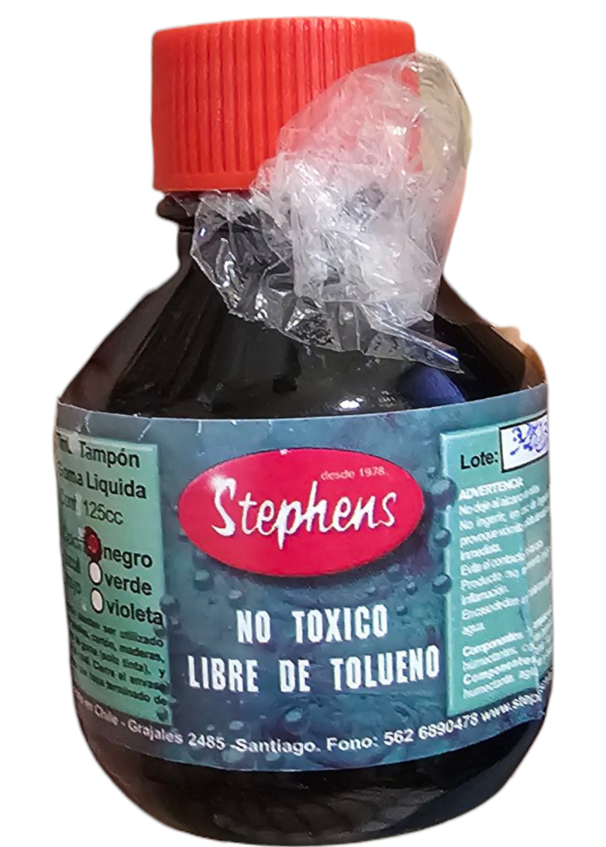 TINTA TAMPON STEPHENS COLOR NEGRO 125ML3
