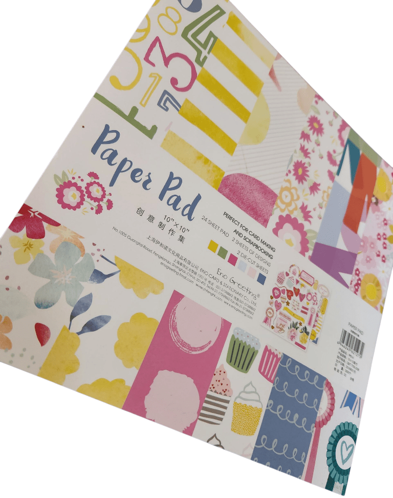 BLOCK CARTULINAS SCARBOOKING 25.5X25.5CM 24 hojas VARIOS DISEÑOS2