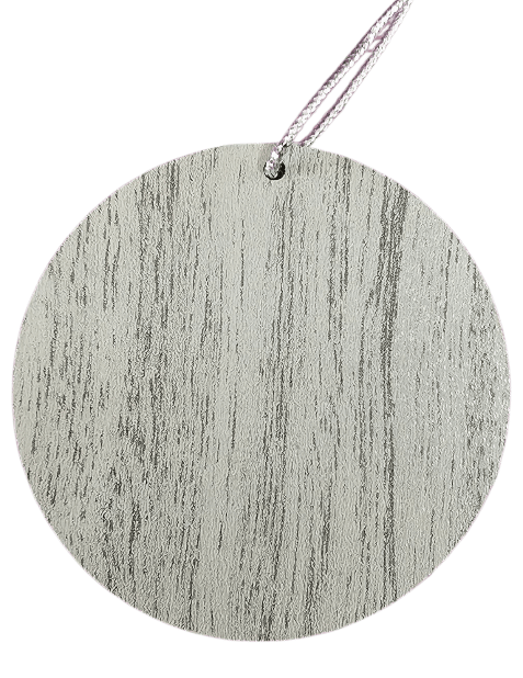 Esfera Madera Plana 6cm NAVIDAD1