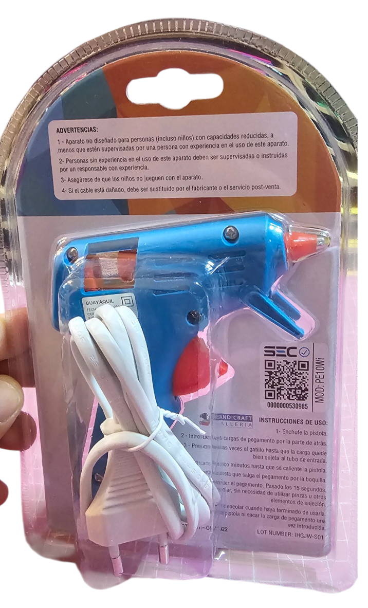 Pistola De Silicona Con Interruptor De Corriente Barra 7mm 10W1