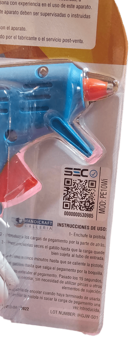 Pistola De Silicona Con Interruptor De Corriente Barra 7mm 10W4