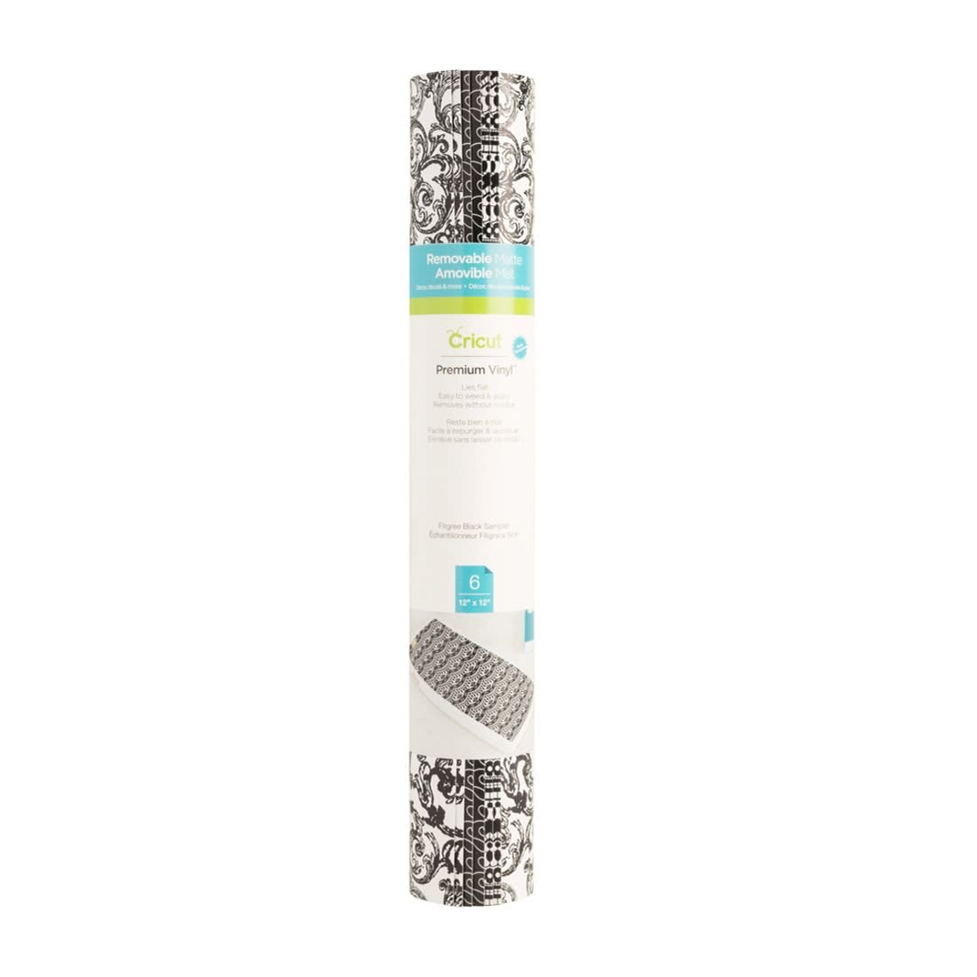 Vinil premium Sampler estampado, filigrana negra4