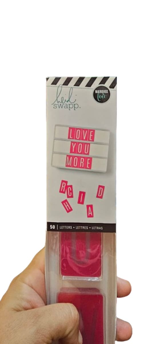 Letras En Acrilico Rosa Heidi Swapp 7.5x3.5cm1