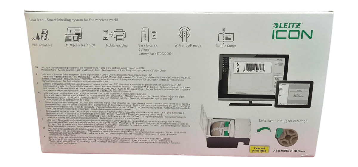 IMPRESORA ETIQUETAS LEITZ ICON Usb/wifi13