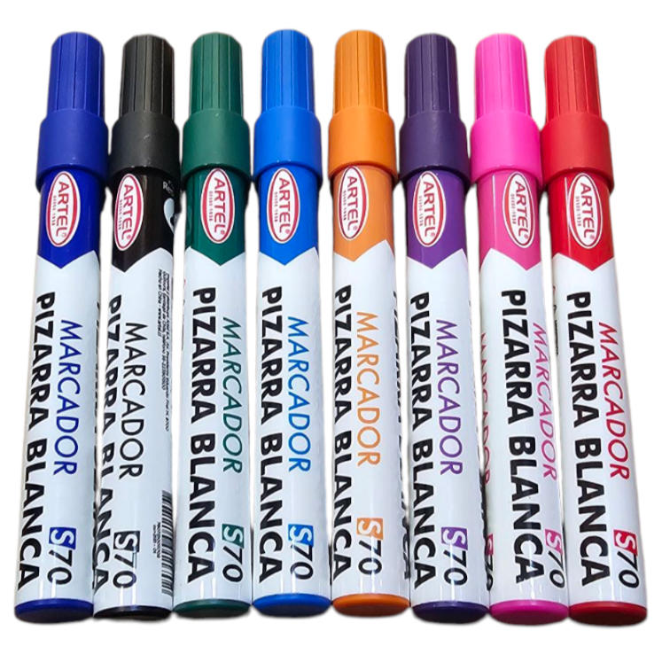 Marcador Para Pizarra Punta Redonda S70 ARTEL1
