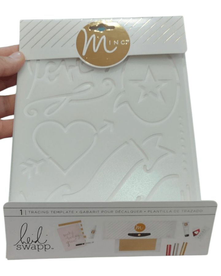 Heidi Swapp Minc Stencil Diseños Love4