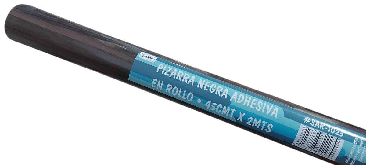 Pizarra Adhesiva Negra En Rollo 45x200 Cm2